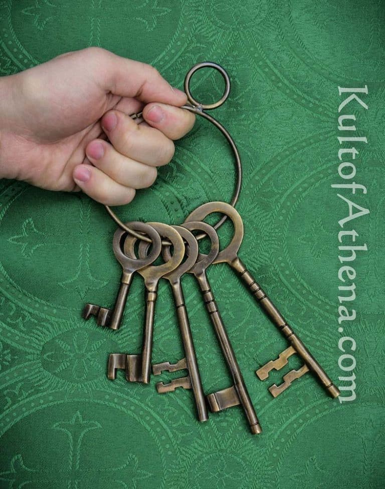 Antiqued Brass Keys