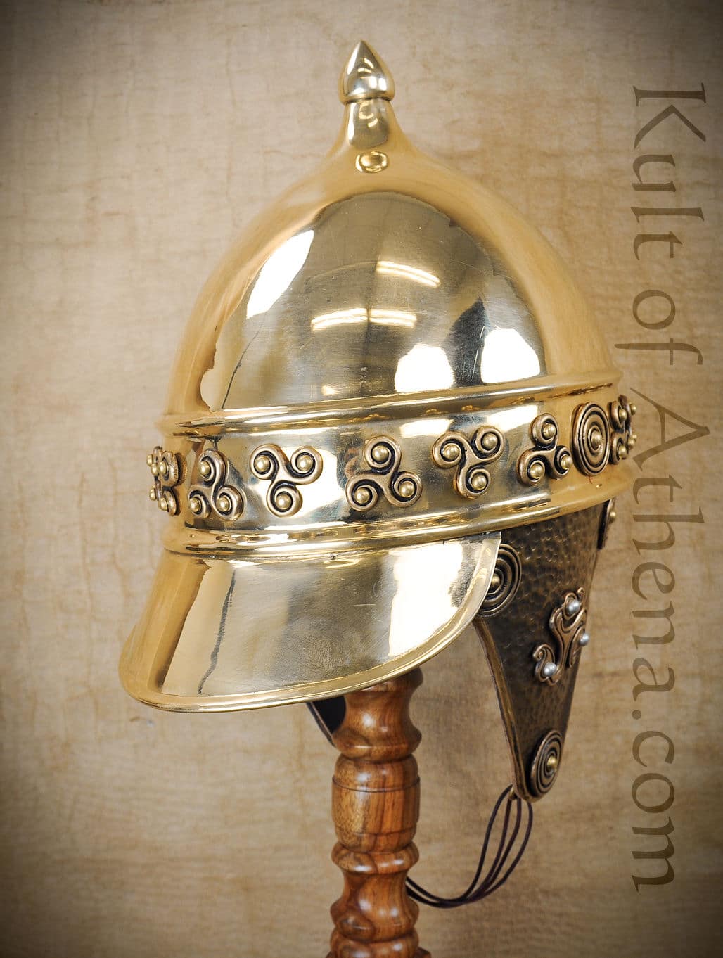 Celtic Montefortino Helm - Brass
