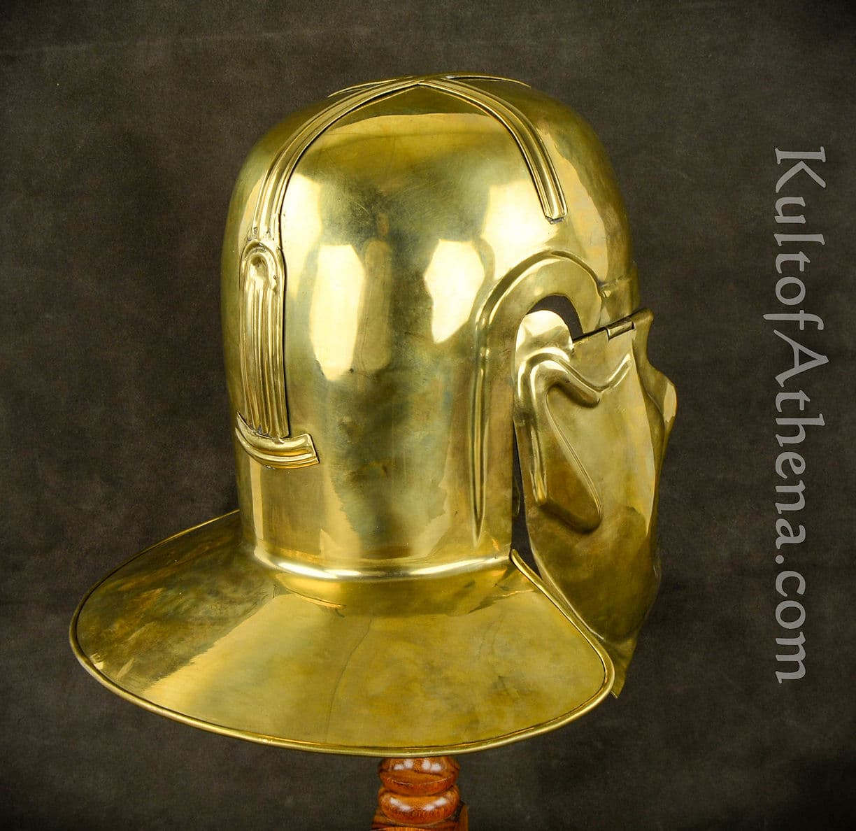 Roman Cavalry Helm - 20 Gauge Brass - Close Out