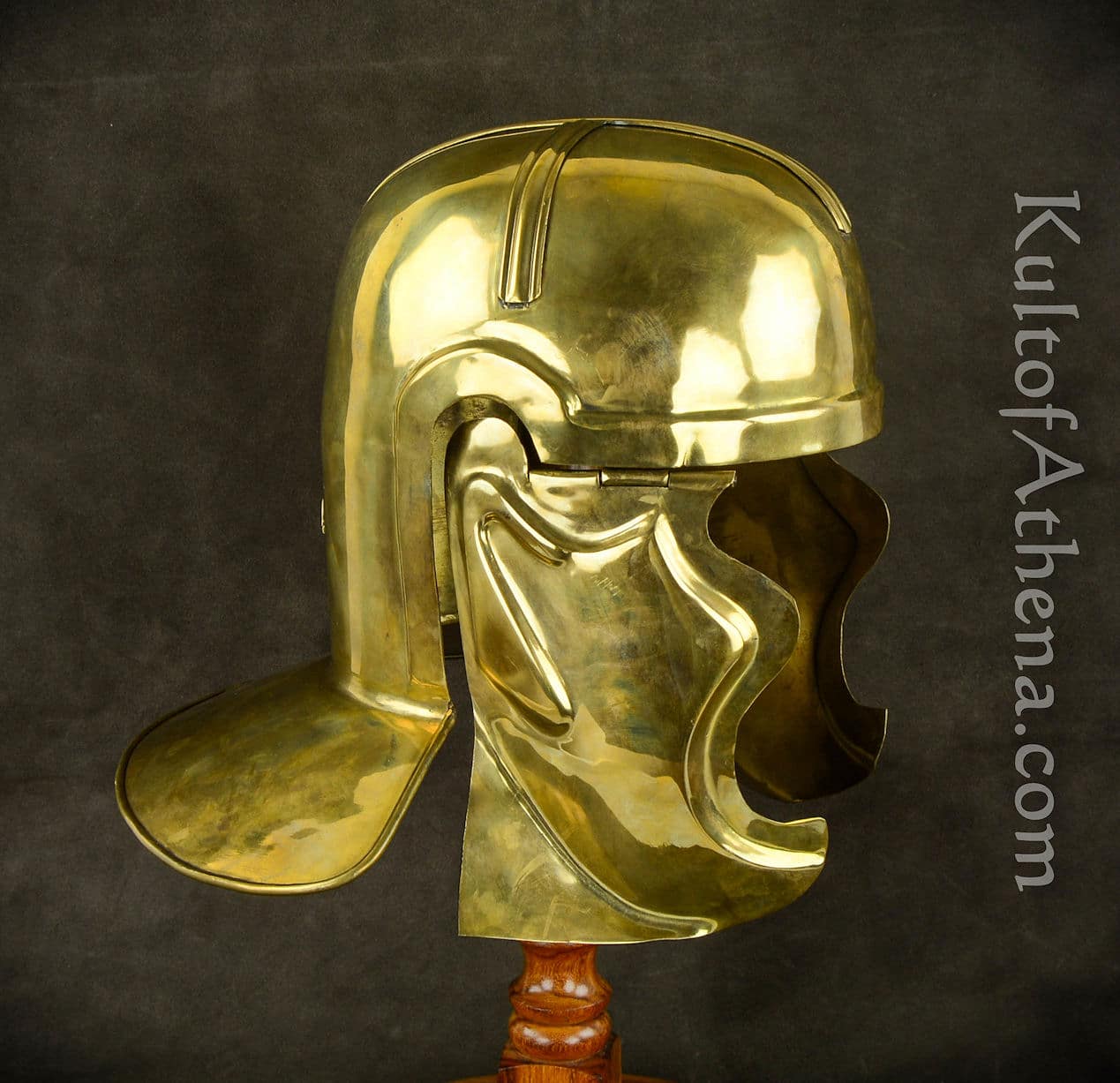 Roman Cavalry Helm - 20 Gauge Brass - Close Out