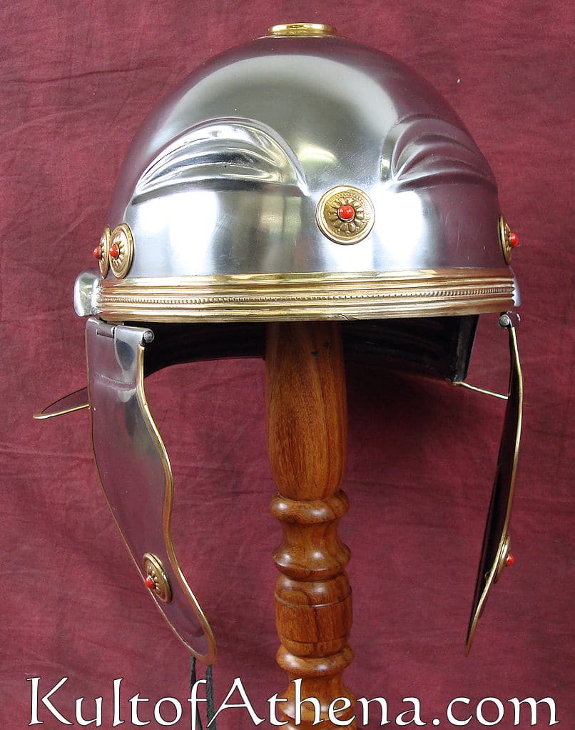 Imperial Roman Gallic Helmet - 18 Gauge Steel