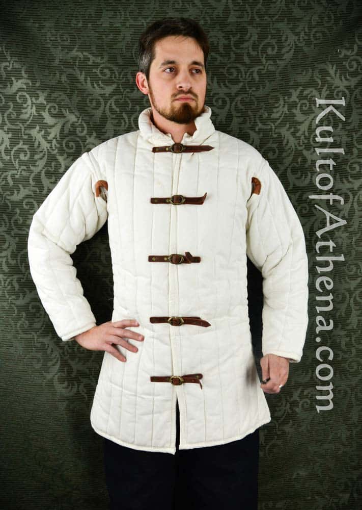 Medieval Light Gambeson - Natural - Blemished - Size Small