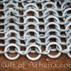 DANA Aluminum Chainmail Leggings - Dome Riveted Round Rings and Alternating Flat Rings