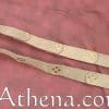 Leather Segmented Medieval Belt - Tan - Close Out