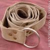 Leather Segmented Medieval Belt - Tan - Close Out