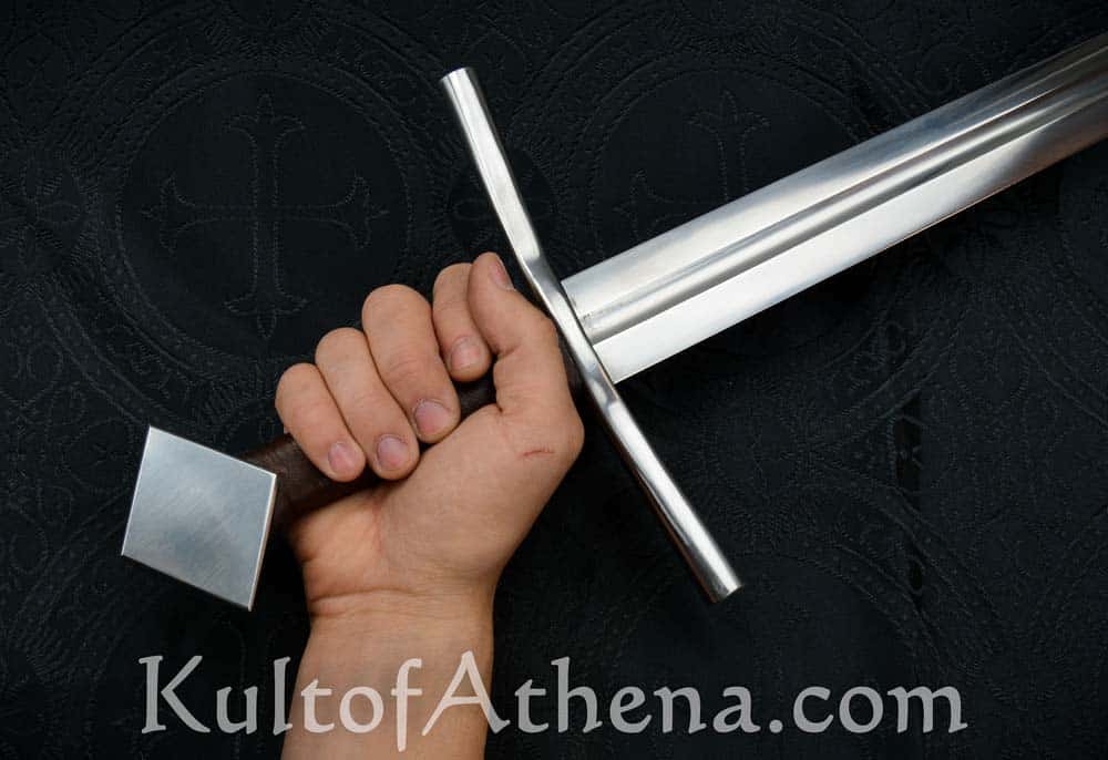 Tinker Pearce Custom - Diamond Pommel Arming Sword with Wood Scabbard