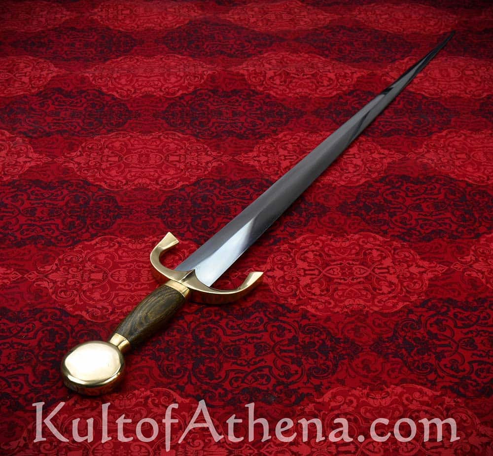 Tinker Pearce Custom - Knightly Riding Sword with Wood Scabbard