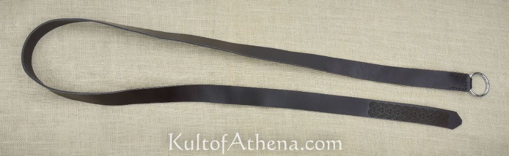 Viking Leather Ring Belt 2 - Brown