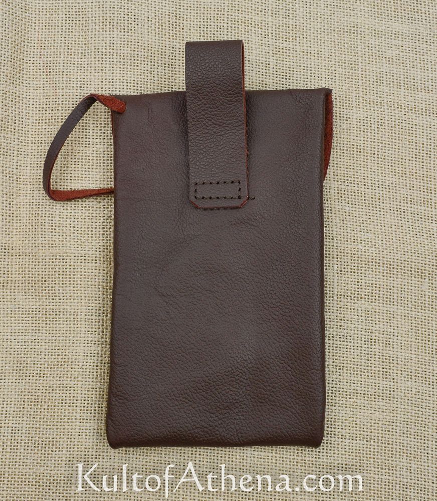 Belt Pouch with Polished Horn Toggle