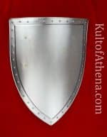 BKS - Steel Medieval Heater Shield - 16 Gauge