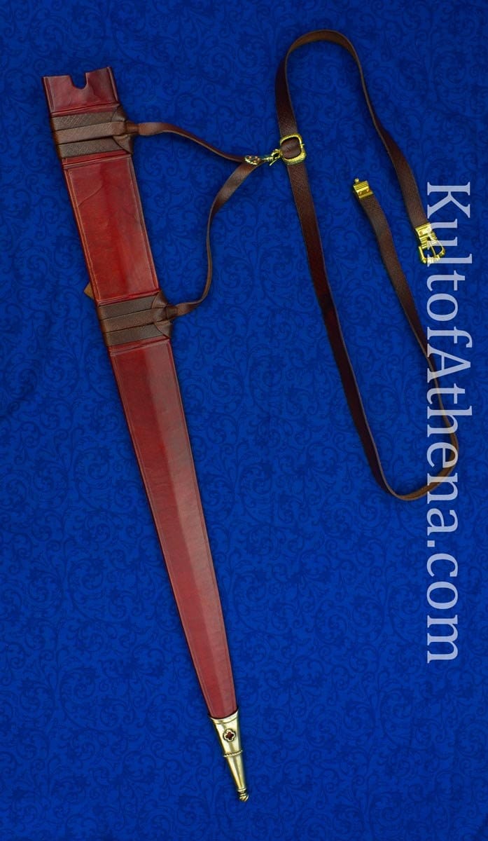 Tod Cutler - Scabbard for Albion Principe - Oxblood