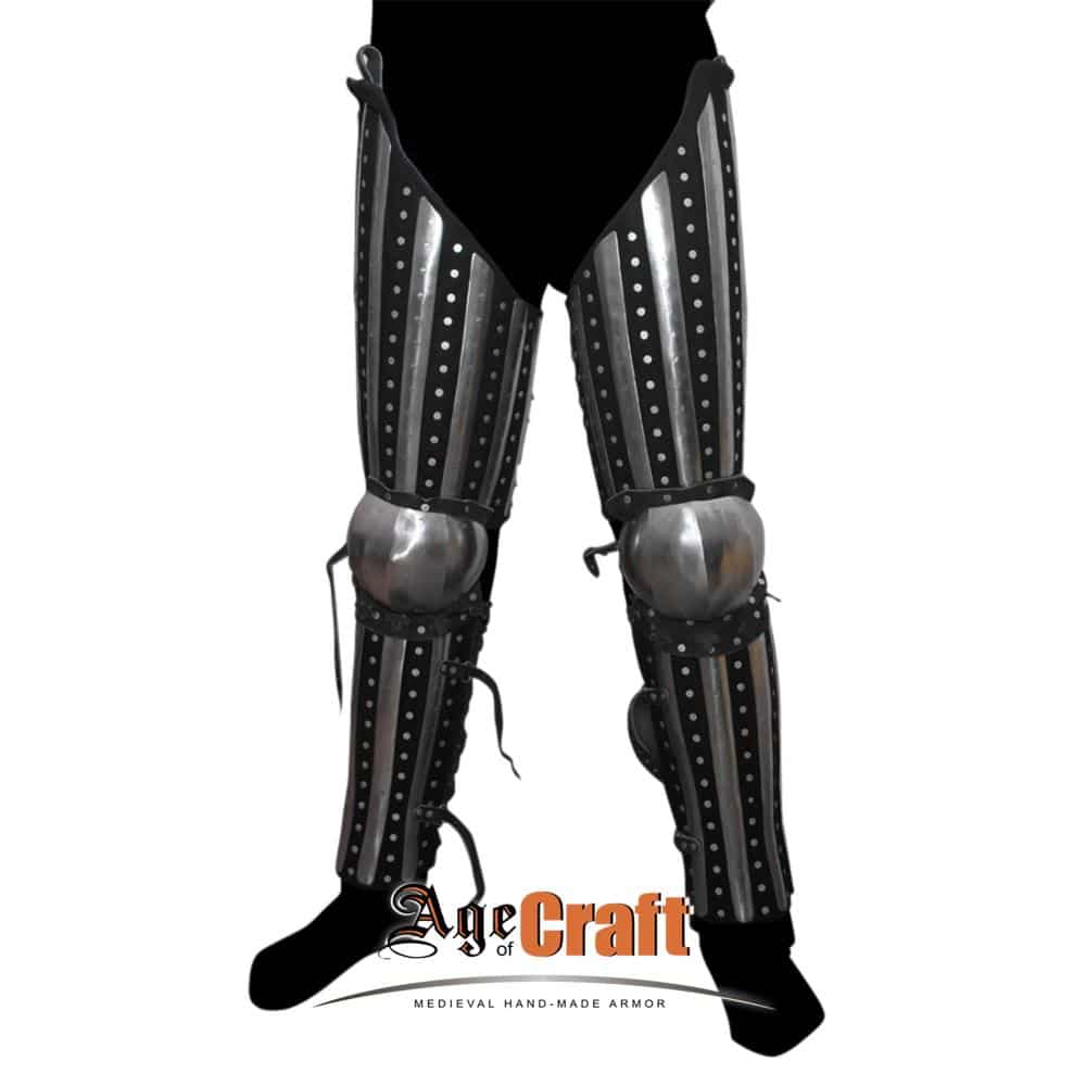 Age of Craft - Brigandine-and-Splint Leg Protection -