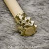 Tod Cutler - Brass Mace 4 with wood haft - 12th to 14th Century Scandinavian/ Byzantine / Rus