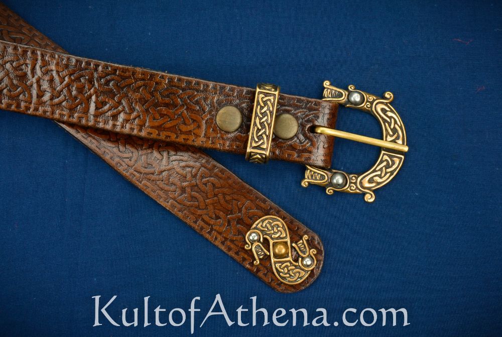 Viking Knotwork Serpent Belt