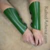 Leather Bracers - Green
