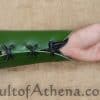 Leather Bracers - Green