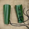 Leather Bracers - Green