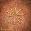 Brass Aiglets with rounded tips - Lord of Battles