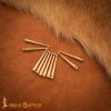Brass Aiglets with rounded tips - Lord of Battles