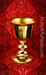 Brass Plated Medieval Goblet