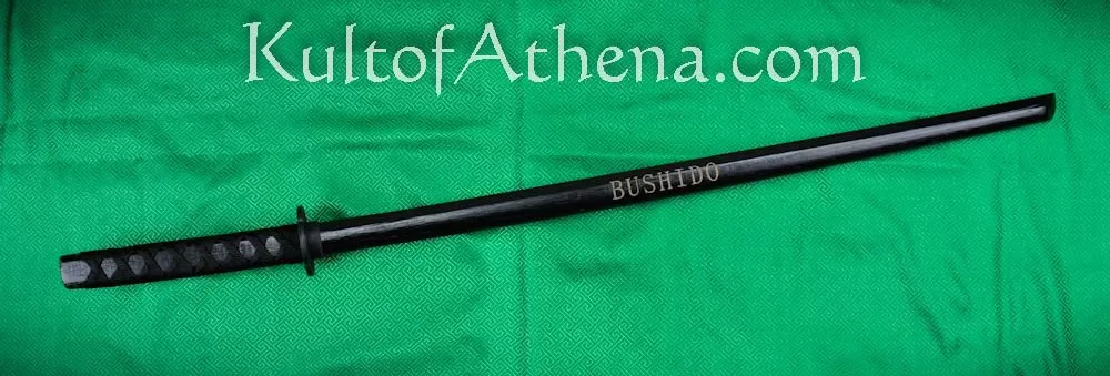 Black Wooden Bushido Bokken
