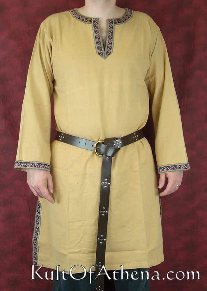 Tan Long Sleeve Tunic - Kult of Athena
