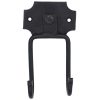 Mythrojan - Slender Sword Wall Mount in Forged Black Finish - Sword Holder for Wall Display