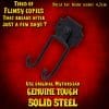 Mythrojan - Slender Sword Wall Mount in Forged Black Finish - Sword Holder for Wall Display