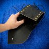 Lord Of Battles - Black Leather Belt Pouch - Close Out