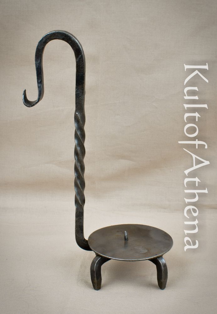 Forged Candlestick Holder