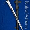 Darksword Armory - Arming Sword with Black Scabbard with Integrated Sword Belt