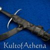 Darksword Armory - Arming Sword with Black Scabbard with Integrated Sword Belt