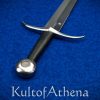 Darksword Armory - Arming Sword with Black Scabbard with Integrated Sword Belt