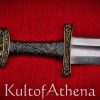 Darksword Armory - The Urnes Stave Viking Sword - Brown Scabbard