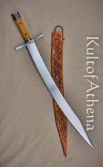Landsknecht Emporium - Adorian Messer with Halftan Leather Sheath