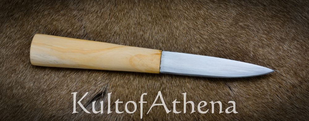 Markland Merchants - Viking Haithabu / Hedeby Knife with Leather Sheath