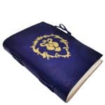 Mythrojan for The Alliance Blue Warcraft Embossed Medieval Leather Journal 5x7 inches Diary Notebook