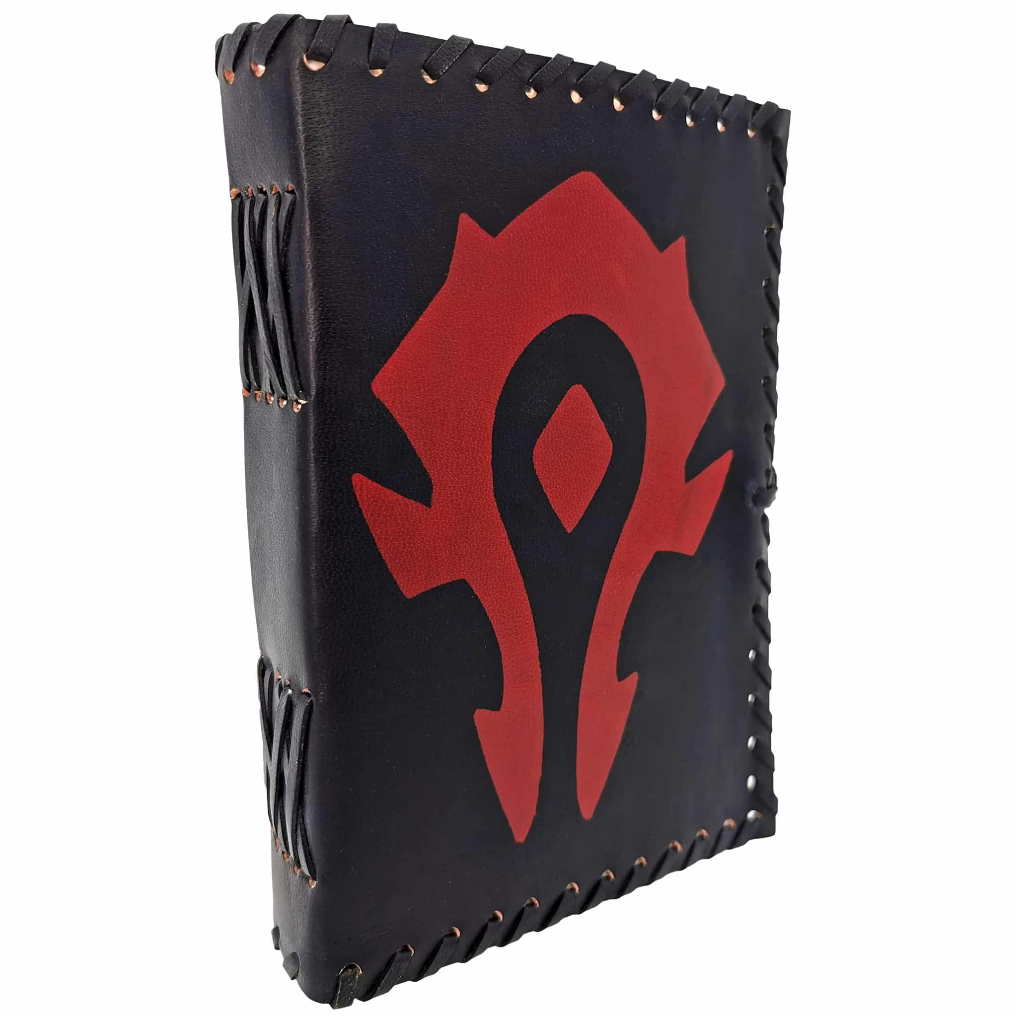 Mythrojan for The Horde Black Warcraft Medieval Leather Journal 5 x 7 inches Diary Notebook