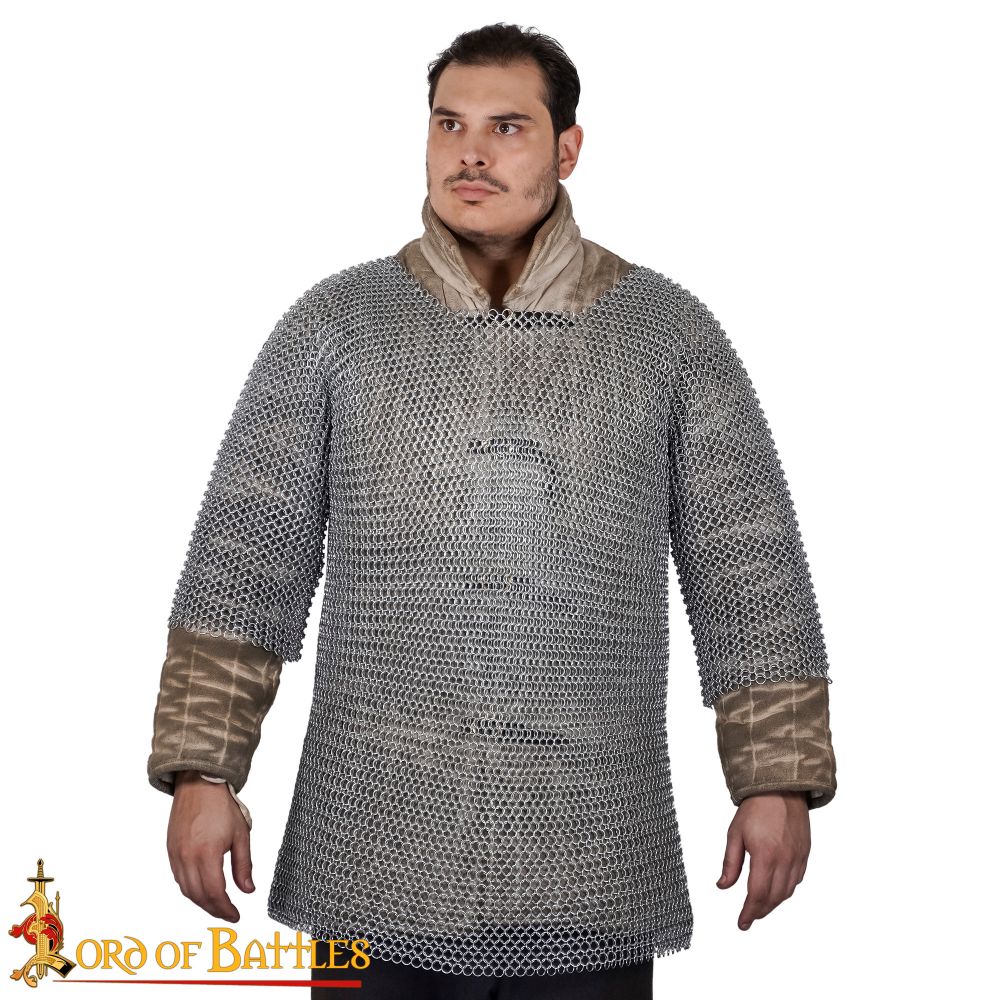 Chainmail Haubergeon - Butted - Zinc Coated - Mild Steel