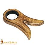 Wooden Stand For Horns with Inside Leather Pasting