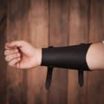 Leather Bracer for Right Hand - Single