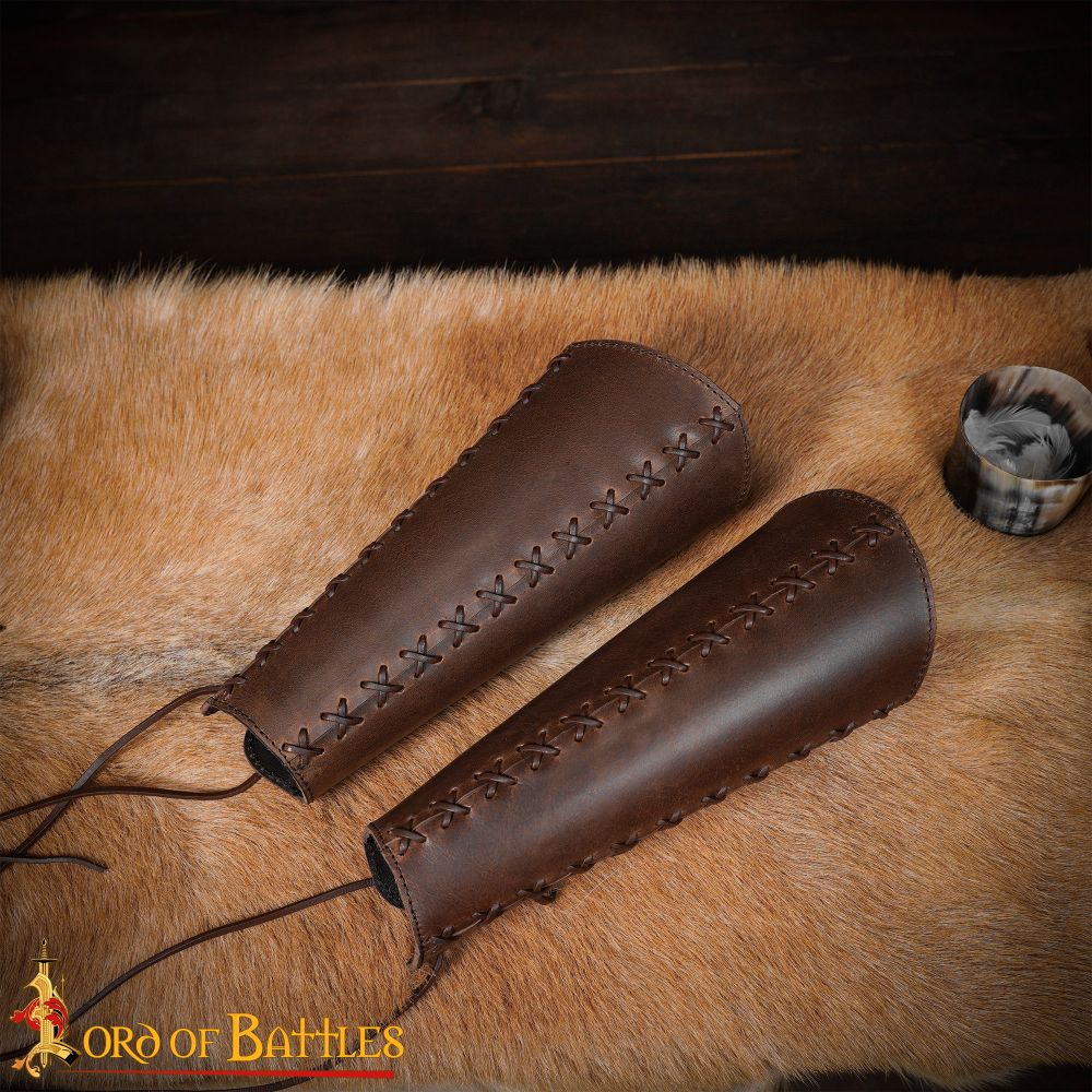 Leather Greaves (Pair)