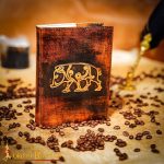 Medieval Journal with Celtic Boar Design Handcrafted Genuine Leather Diary - Brown - Lord of Battles