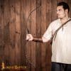 Medieval Archer's Leather Bracer for Left Arm - Single Bracer - Brown - Lord of Battles - Image 4