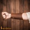 Medieval Archer's Leather Bracer for Left Arm - Single Bracer - Brown - Lord of Battles - Image 2