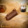 Medieval Archer's Leather Bracer for Left Arm - Single Bracer - Brown - Lord of Battles
