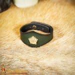 Leather Bracelet with Decoration – Green – Lord of Battles