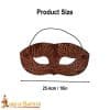 Leather Venetian Mask - Brown - Lord of Battles - Image 5