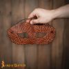 Leather Venetian Mask - Brown - Lord of Battles - Image 2