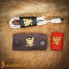 Genuine Leather Cable Holder – Set of 3 Pcs – Discontinued
